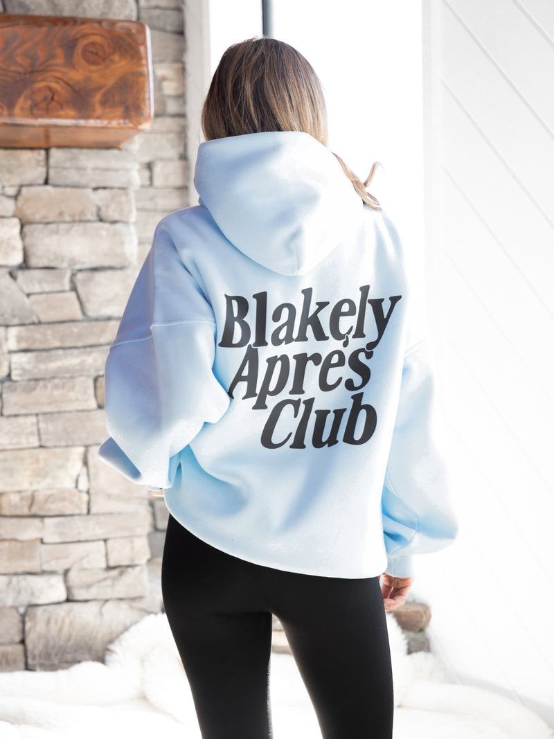 Saskia Oversized Hoodie - Soft Blue