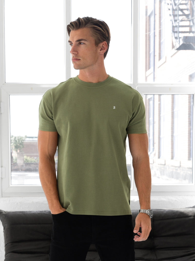 Conrad Relaxed Anchor T-Shirt - Washed Green