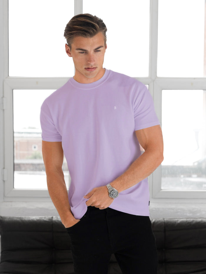 Conrad Relaxed Anchor T-Shirt - Light Purple