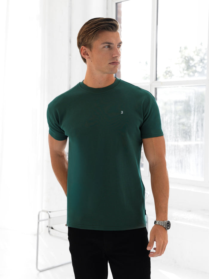 Conrad Relaxed Anchor T-Shirt - Forest Green