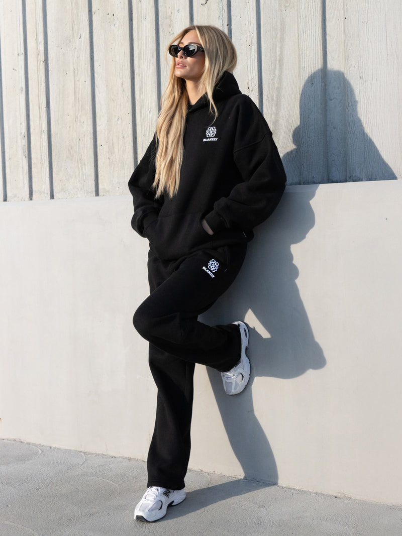 Iris Oversized Hoodie - Black