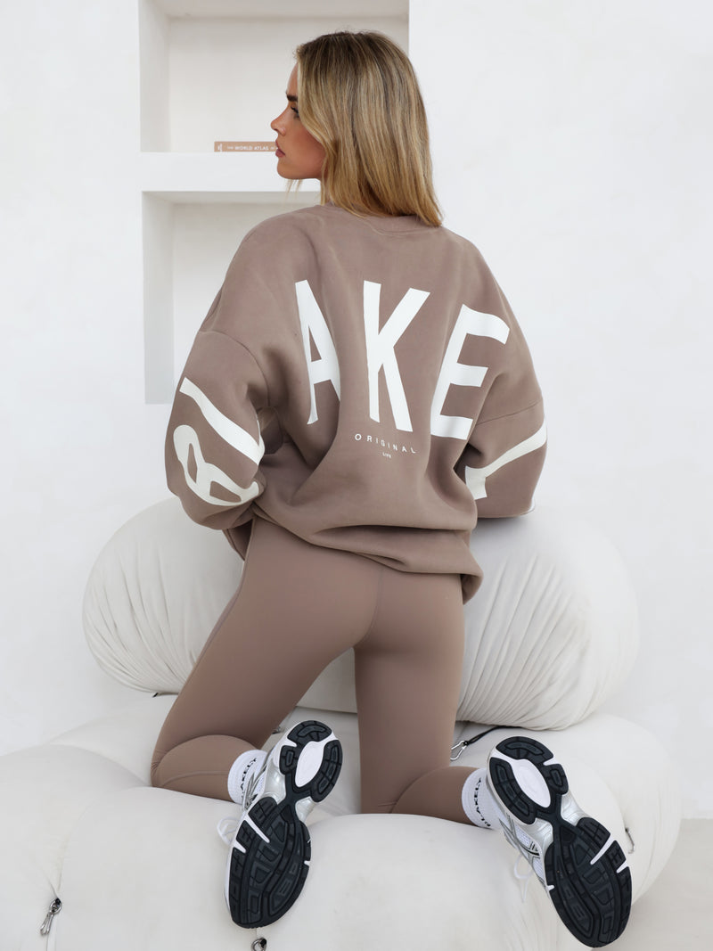 Isabel Oversized Jumper - Soft Brown