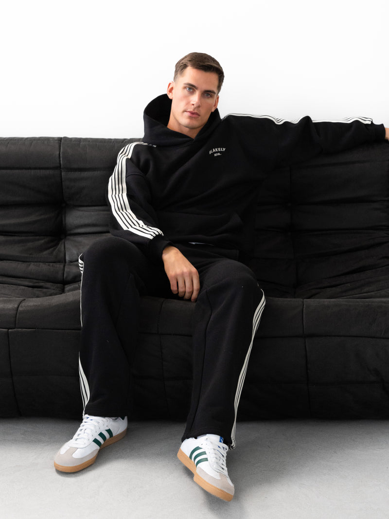 Zayd Relaxed Hoodie - Black