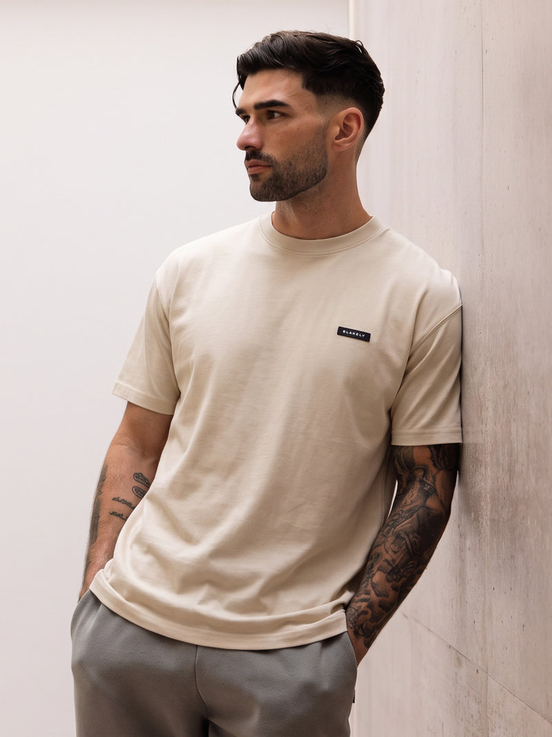 Elliot Relaxed T-Shirt - Beige
