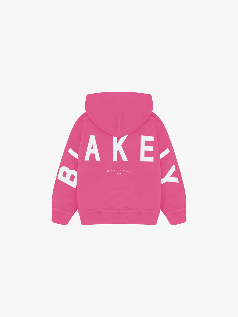 Mini Blakely Hoodie - Hot Pink