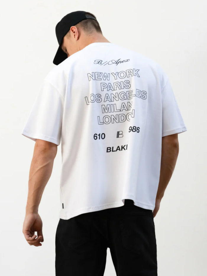 Apex City Unfitted T-Shirt - White