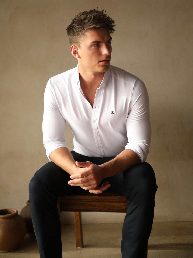 Torino Long Sleeve Shirt - White