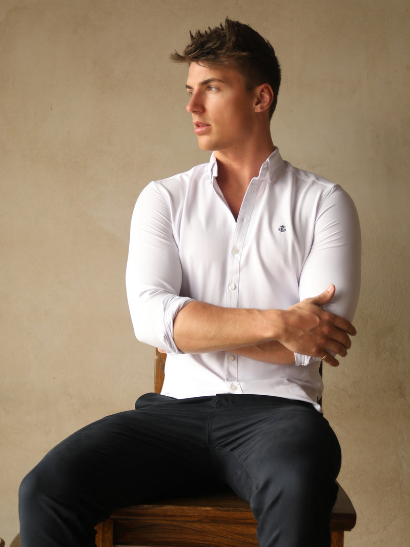 Torino Long Sleeve Shirt - White