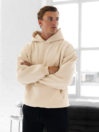 Blakely Basic Relaxed Hoodie - Bone