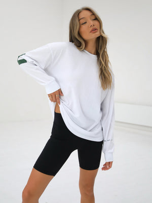 Isabel Long Sleeve T-Shirt - White