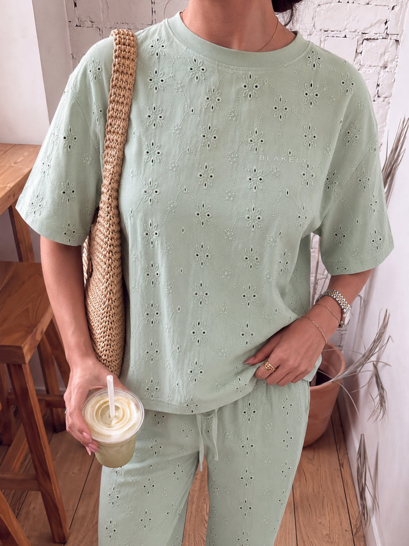 Amina Oversized T-Shirt - Sage