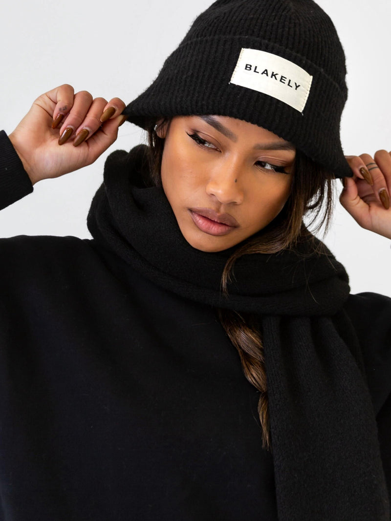 Black label beanie online