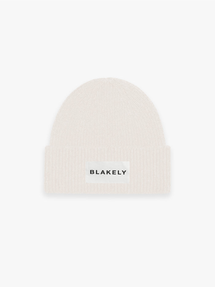 Label Knit Beanie - Toasted Taupe