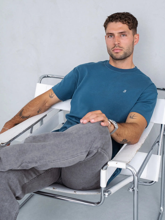 Conrad Relaxed Anchor T-Shirt - Teal Green