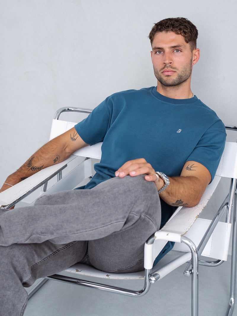 Conrad Relaxed Anchor T-Shirt - Teal Green