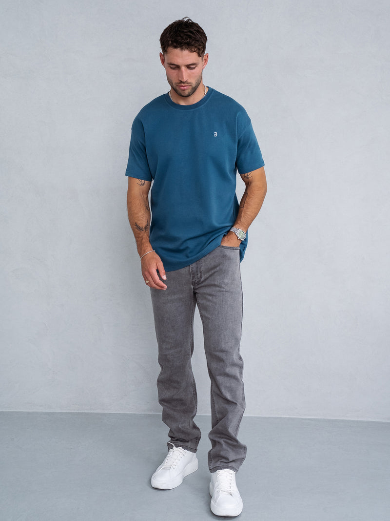 Conrad Relaxed Anchor T-Shirt - Teal Green