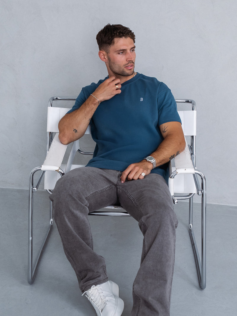 Conrad Relaxed Anchor T-Shirt - Teal Green