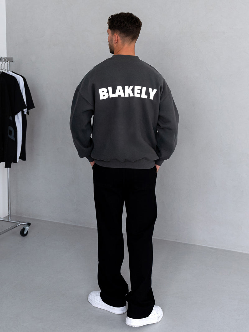 Declan Relaxed Jumper - Khaki Grey