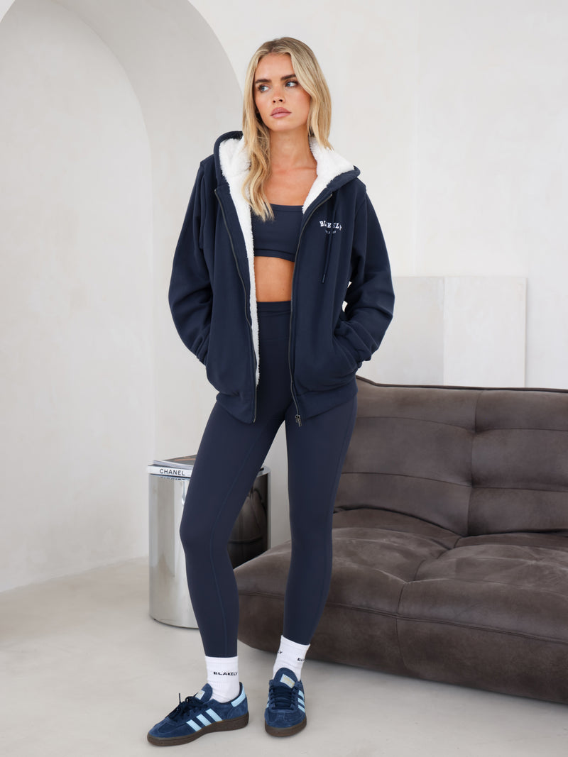Heritage Full Zip Hoodie - True Navy
