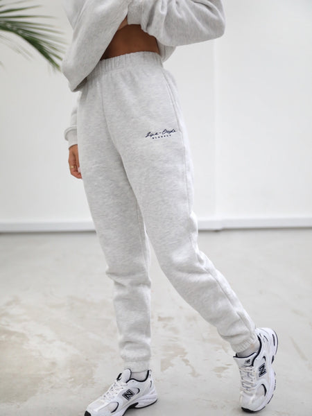 Buy Blakely Life & Style Marl White Loose Fitting Sweatpants