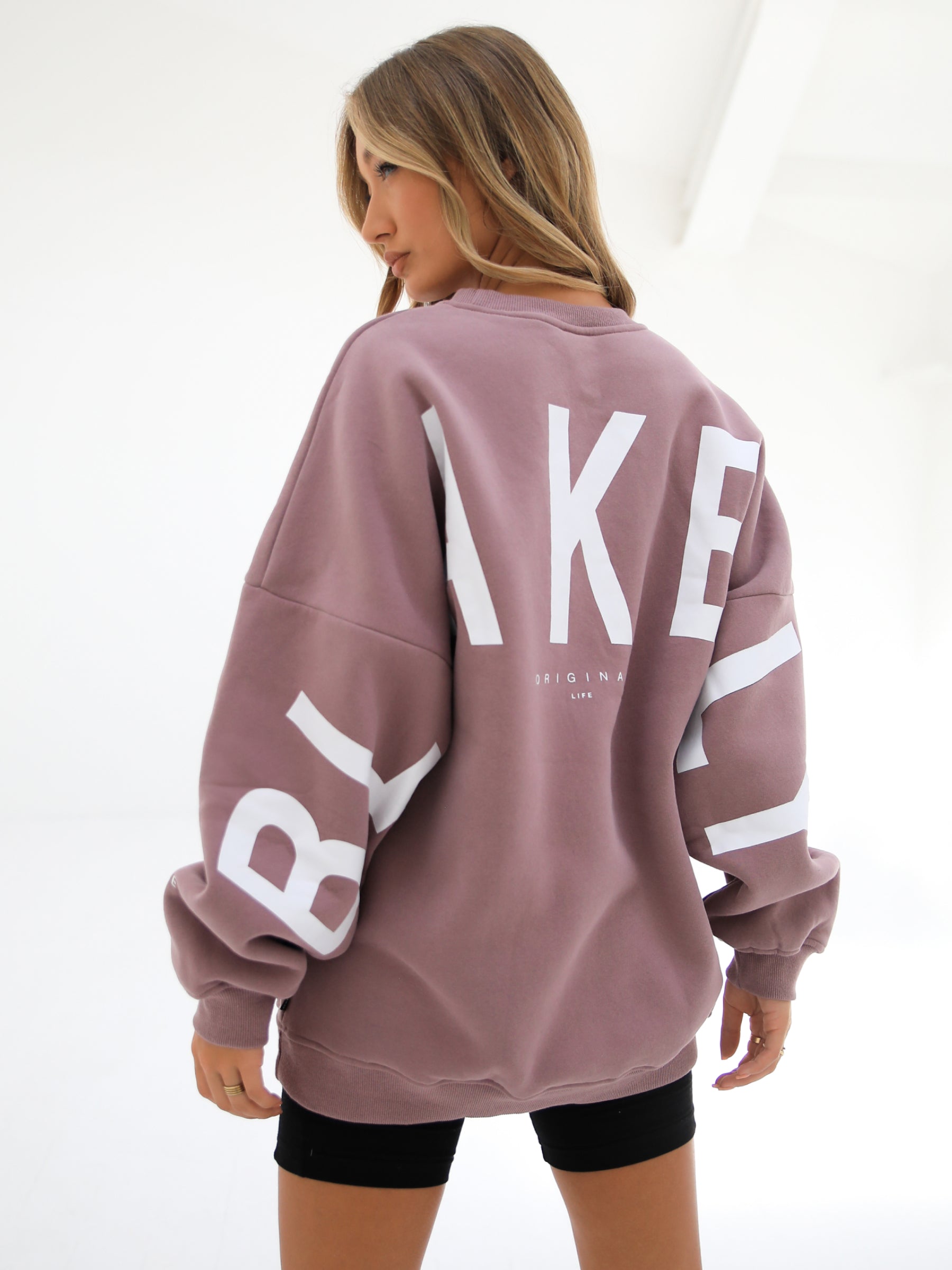 Buy Blakely Dusty Pink Isabel Oversized Jumper Free delivery on