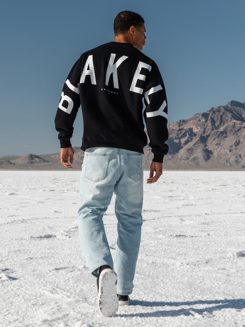 Idris Oversized Jumper - Black