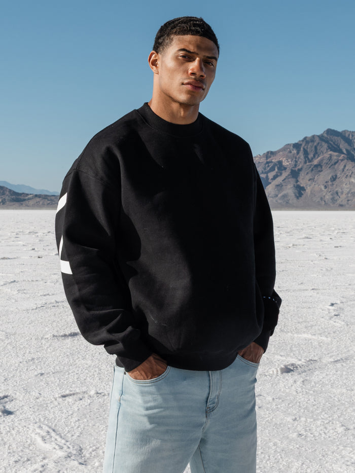 Idris Oversized Jumper - Black