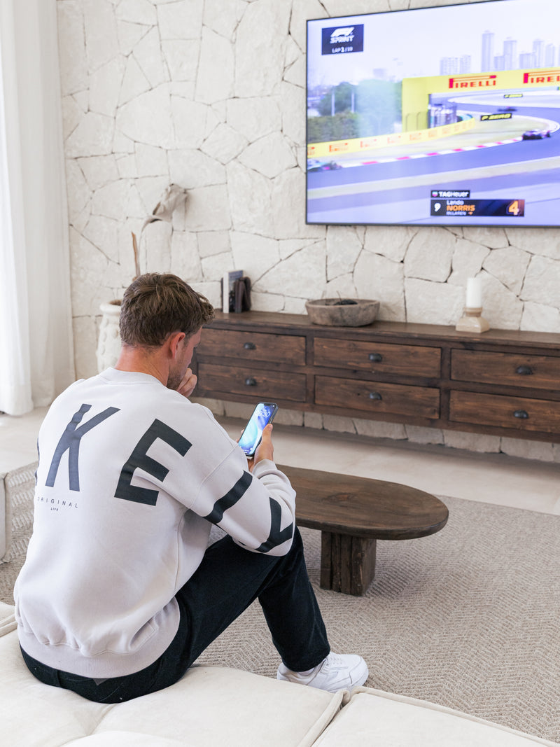 Idris Oversized Jumper - Stone