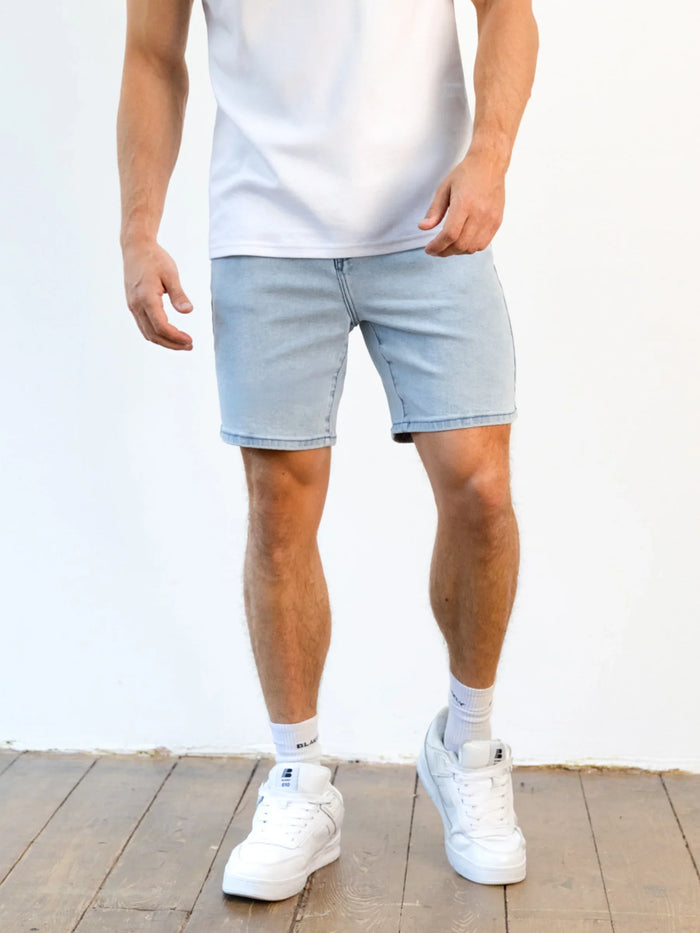 Blakely Denim Shorts - Blue