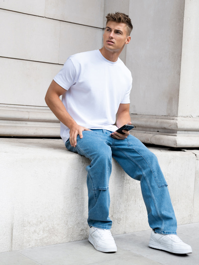 Vol.21 Panel Jeans - Blue