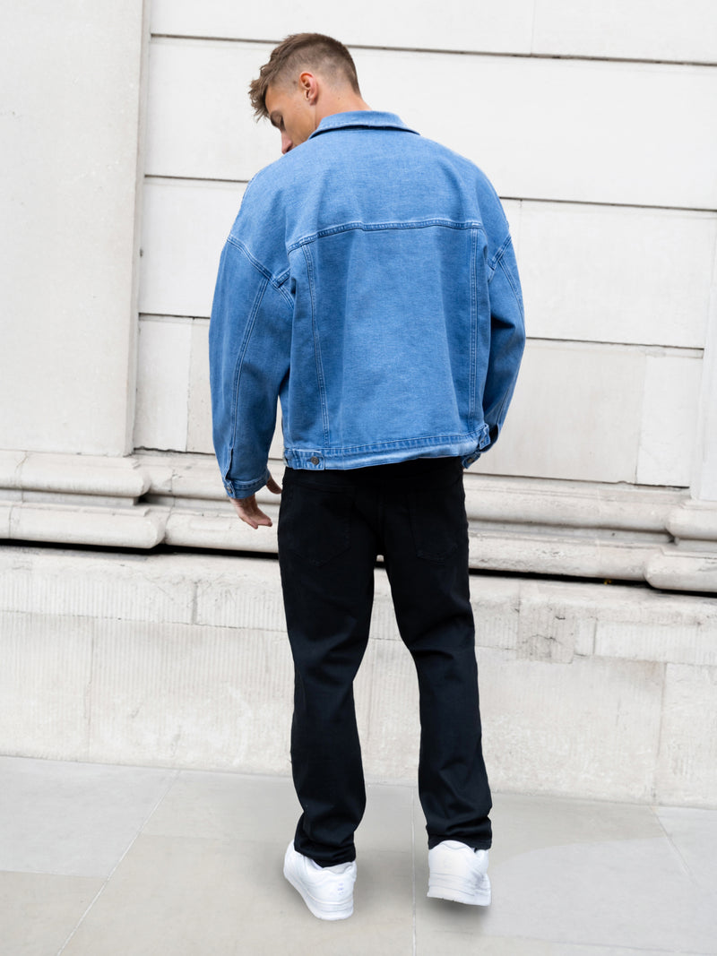 Blakely Denim Trucker Jacket - Blue