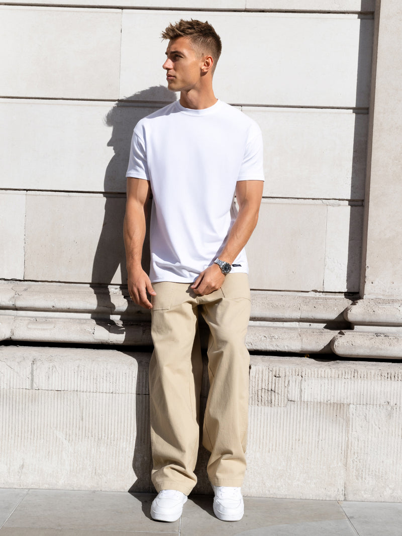 Vol.23 Straight Leg Jeans - Tan