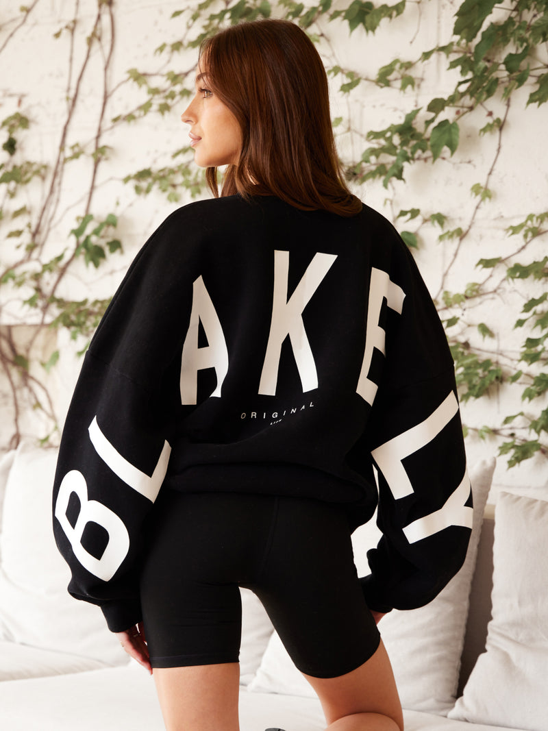 Isabel Oversized Jumper - Black