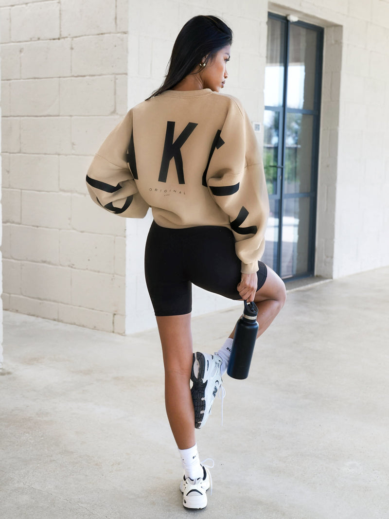 Isabel Oversized Jumper - Tan