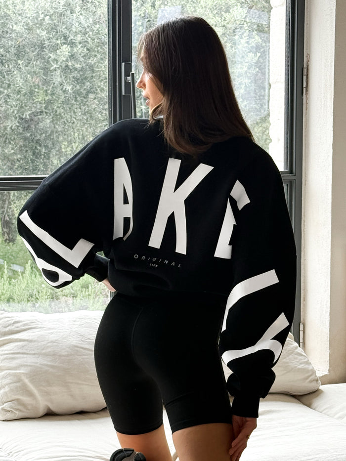 Isabel Oversized Jumper - Black