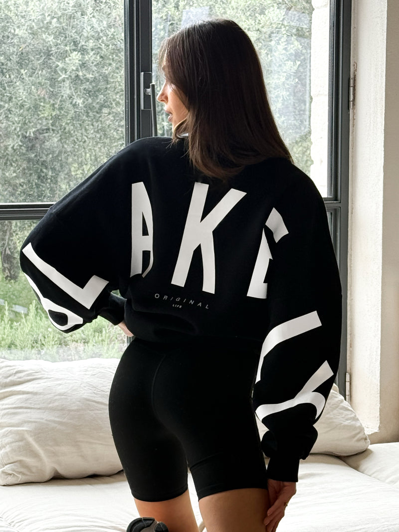 Isabel Oversized Jumper - Black