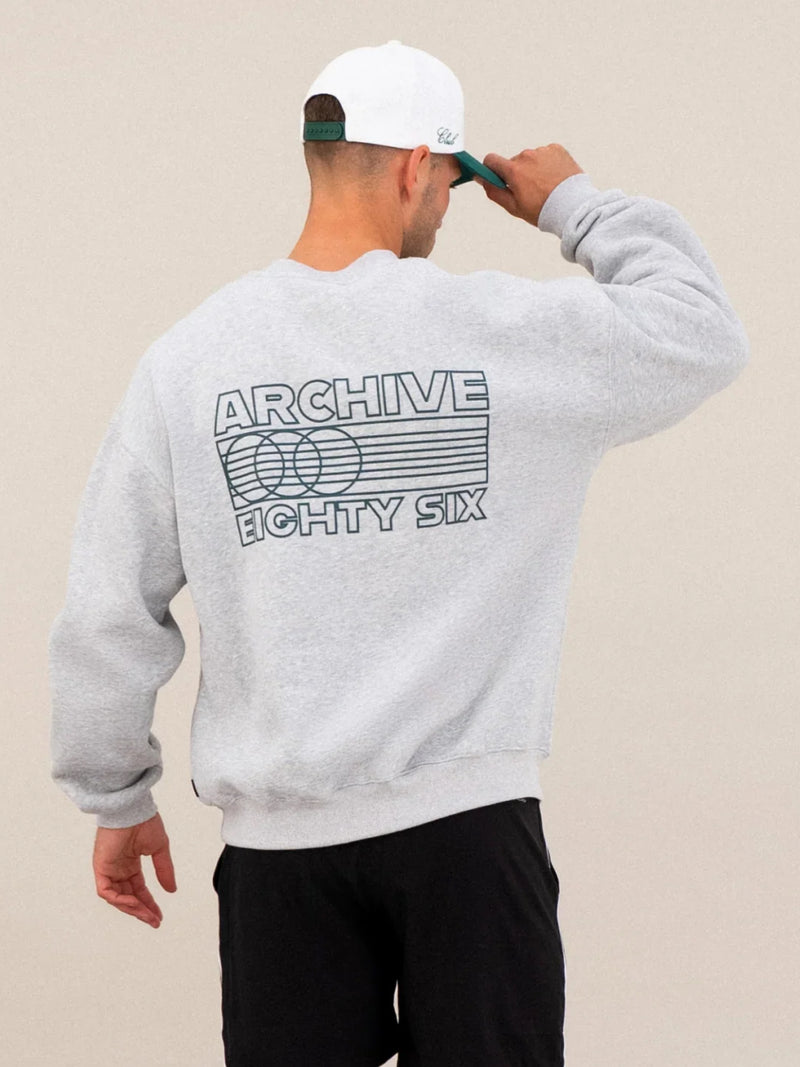 Jordan Relaxed Jumper - Marl Grey
