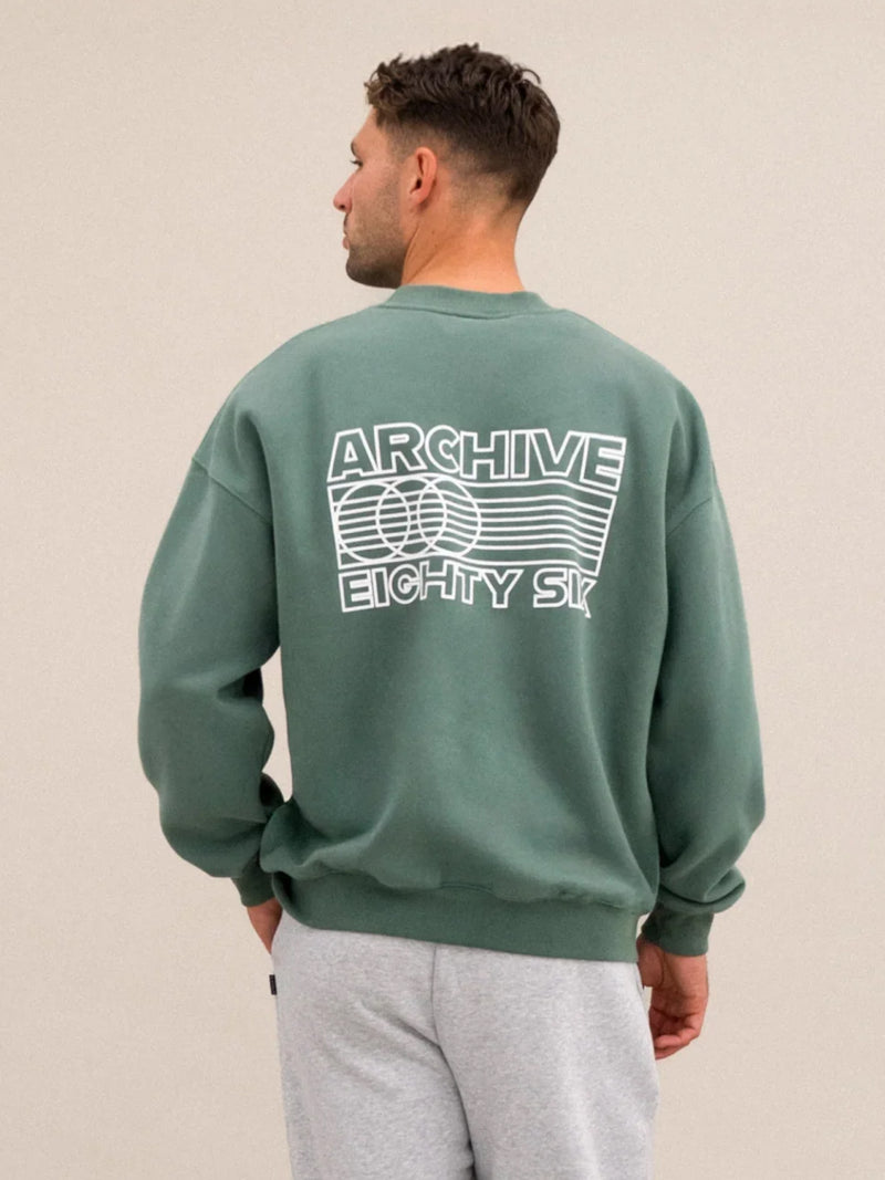 Jordan Relaxed Jumper - Vintage Green