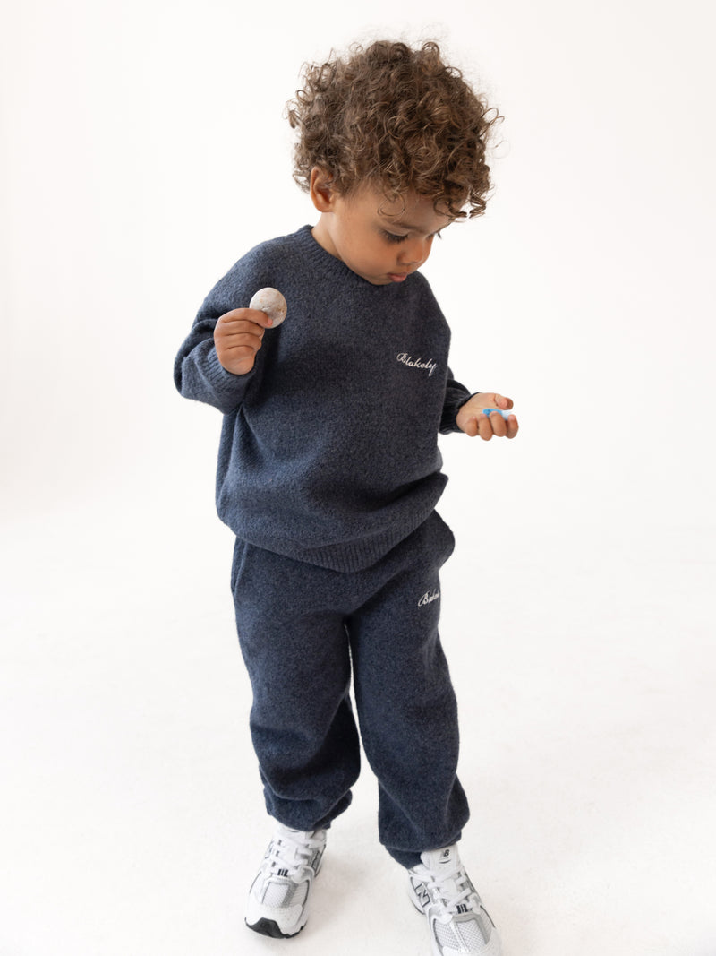 Mini Knitted Jumper - True Navy