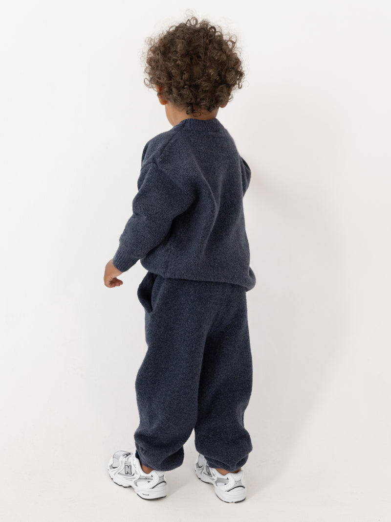 Mini Knitted Jumper - True Navy