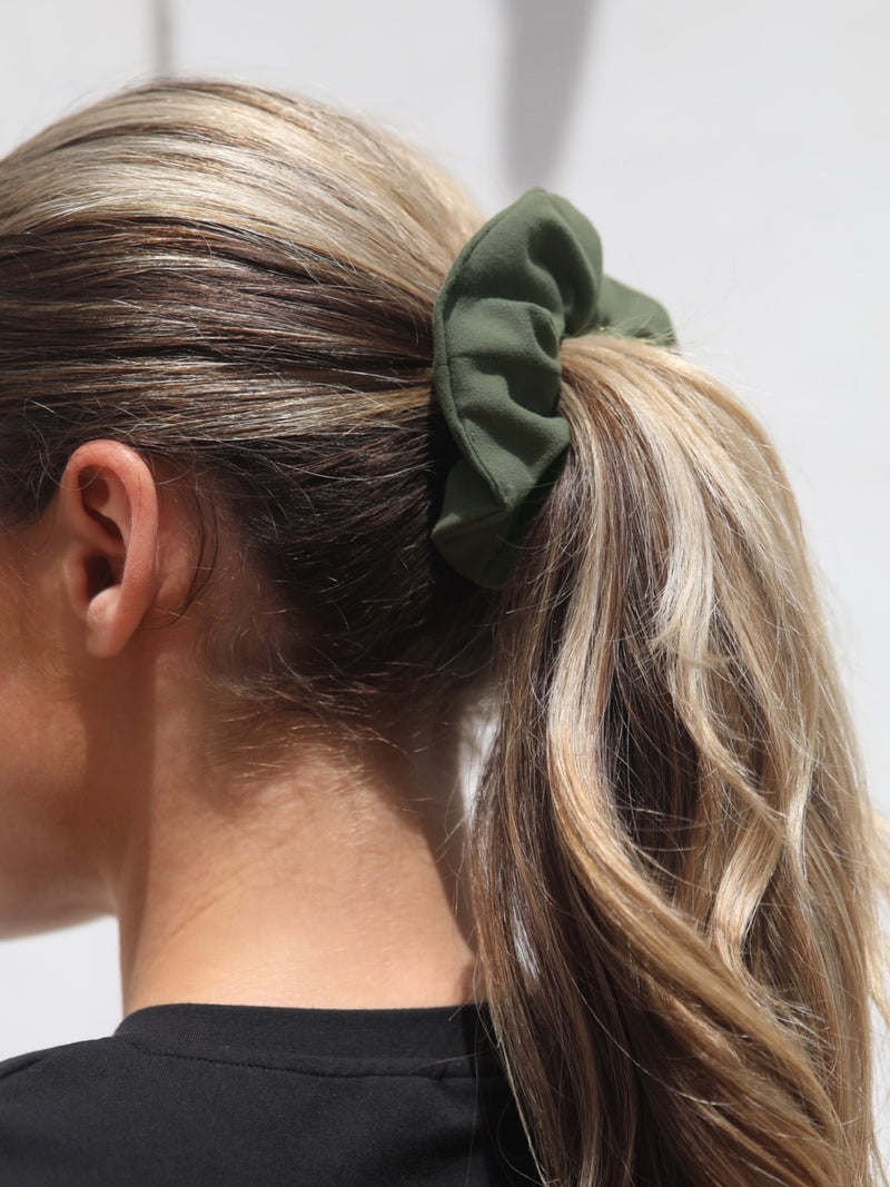 Blakely Scrunchie - Khaki Green