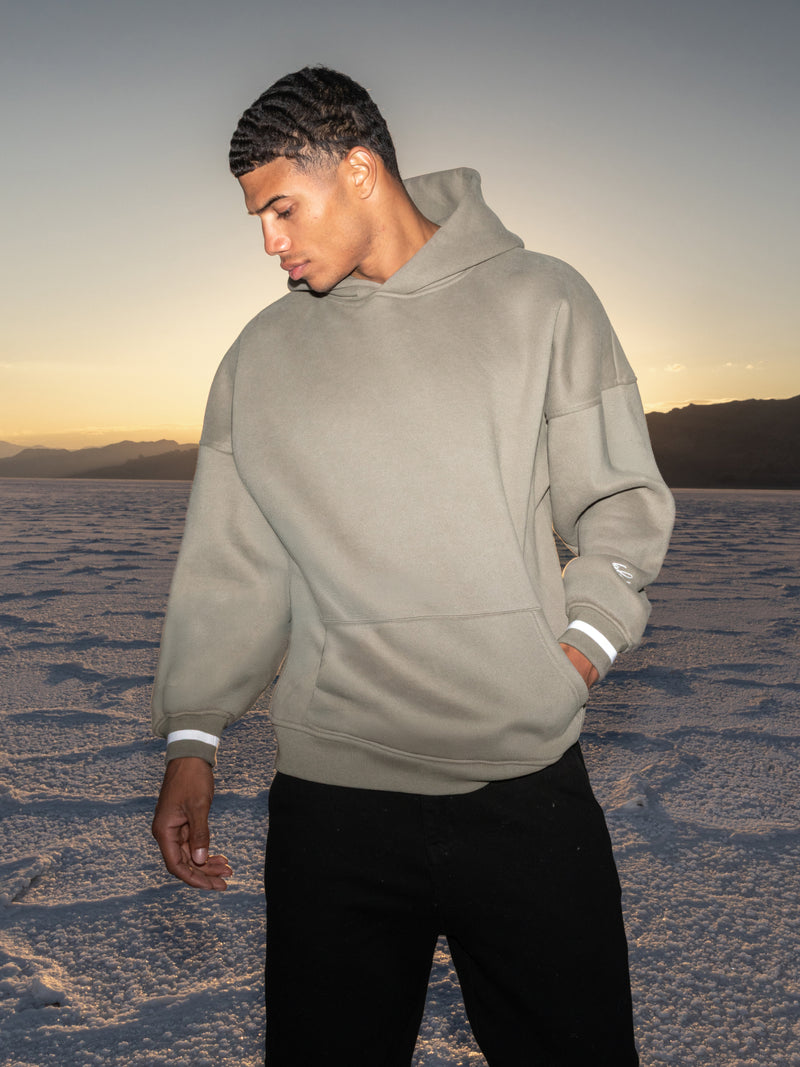 Abel Relaxed Hoodie - Safari Green