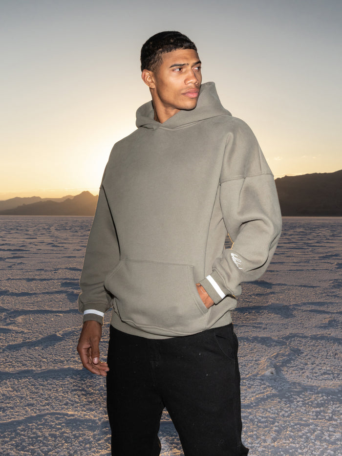 Abel Relaxed Hoodie - Safari Green