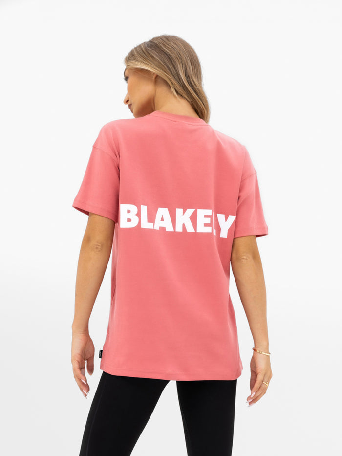 Amelie Oversized T-Shirt - Sunrise Coral