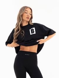 Offset Ultra Oversized T-Shirt - Black