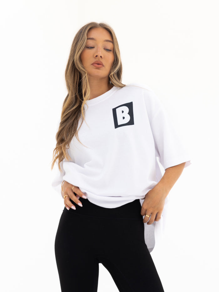 Offset Ultra Oversized T-Shirt - Bright White