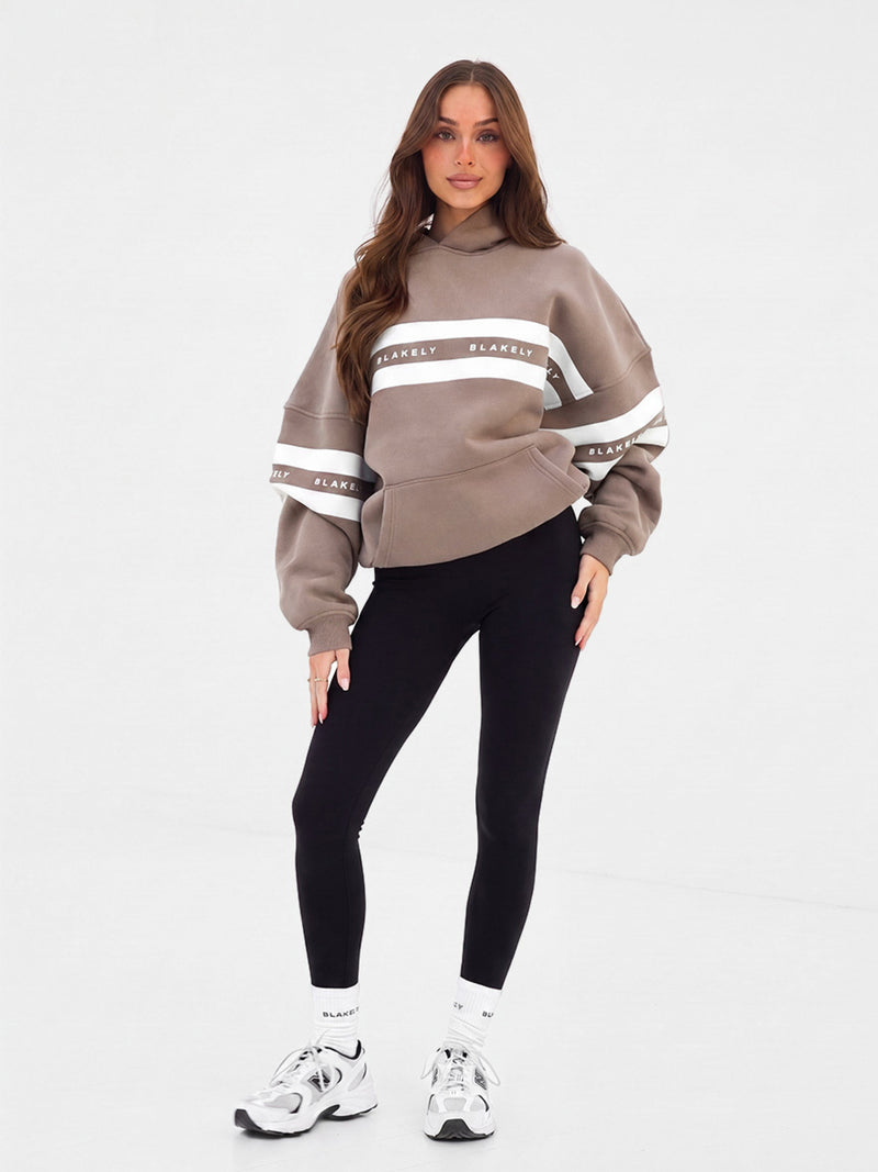 Lily Oversized Hoodie - Light Brown
