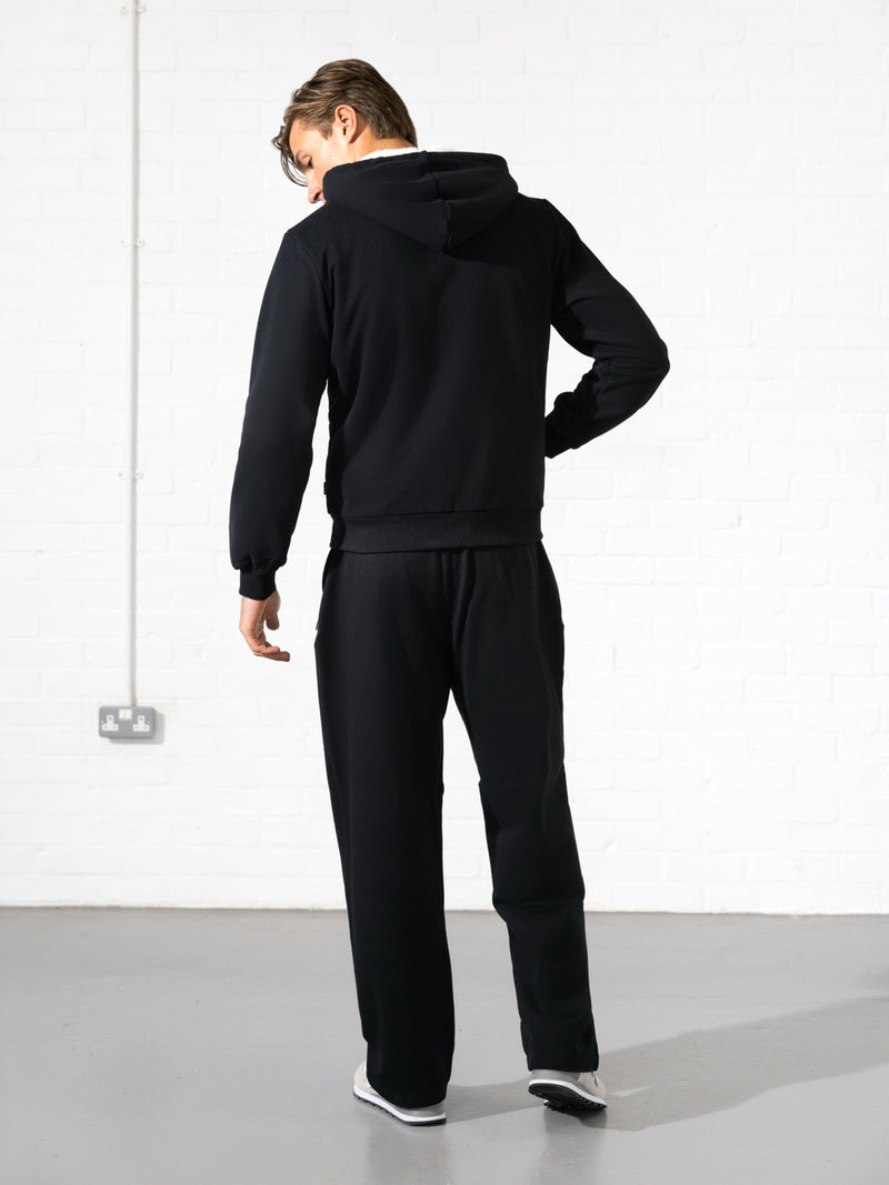 Heritage Zip Up Hoodie - Black