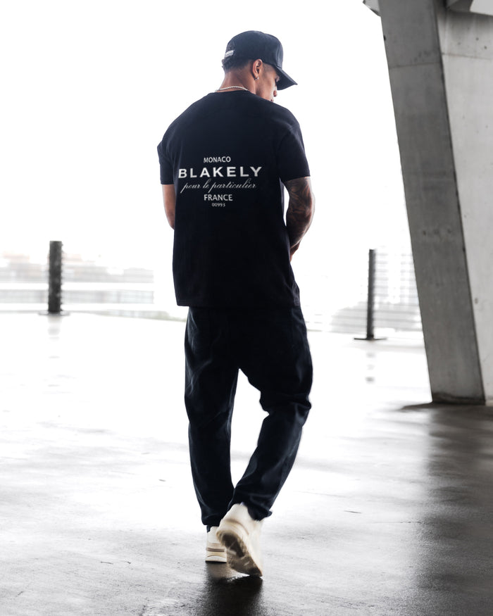Monaco Relaxed T-Shirt - Black