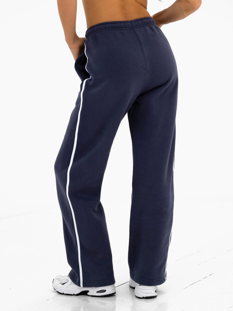 Jada Wide Leg Sweatpants - True Navy